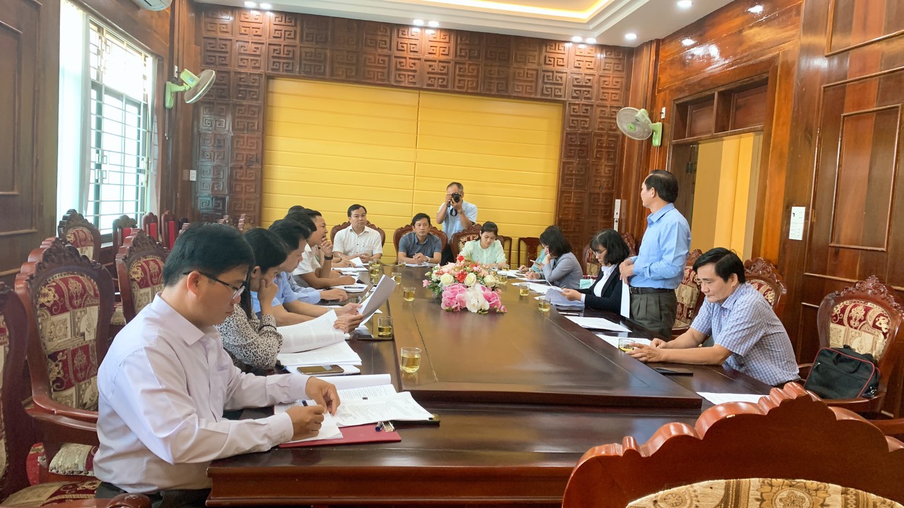 Công bố quyết định kiểm tra theo dõi tình hình thi hành pháp luật và kiểm tra văn bản quy phạm pháp luật tại huyện Bình Sơn