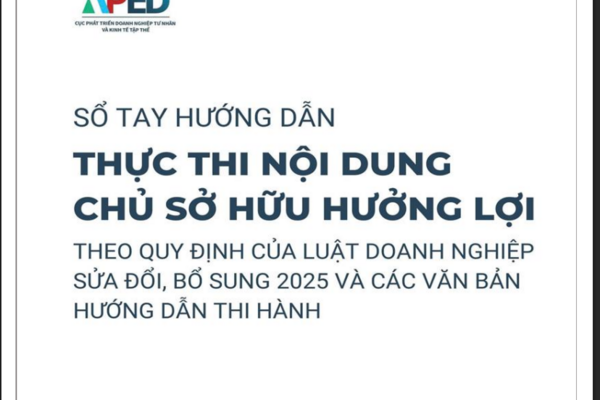 Sổ Tay hướng dẫn thực thi Chủ sở hữu hưởng lợi