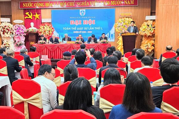 Đại hội Đoàn Luật sư tỉnh Quảng Ngãi lần thứ I, nhiệm kỳ 2025-2030