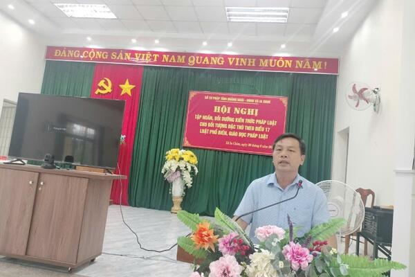 Tổ chức bồi dưỡng kiến thức pháp luật theo Đề án “Tăng cường năng lực tiếp cận pháp luật của người dân” và Điều 17 Luật Phổ biến, giáo dục pháp luật