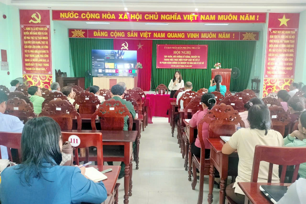 Sở Tư pháp cử báo cáo viên pháp luật về hỗ trợ tập huấn chuyên môn, nghiệp vụ tại các xã, phường